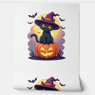 Black Cat Halloween Shirts For Men Women Pumpkin H Wallpaper