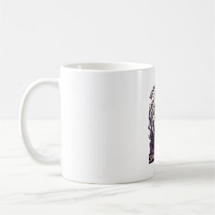 Black Cat Halloween Vintage Engraving Pumpkin Cat  Coffee Mug
