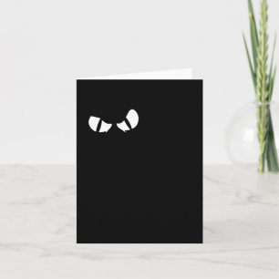 Black Cat Happy Halloween Fun Kitty Cartoon Card