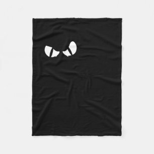 Black Cat Happy Halloween Fun Kitty Cartoon Fleece Blanket