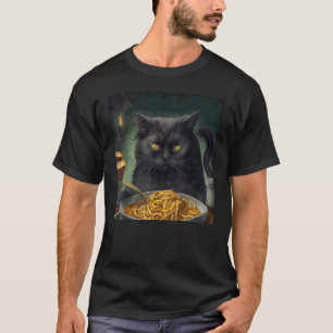 Black Cat Hunting Mac And Cheese T-Shirt