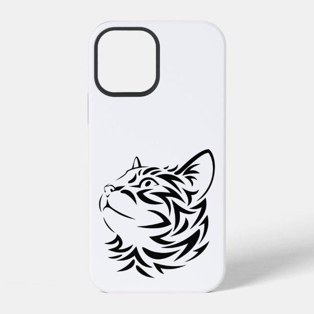 black cat iPhone case (Back)