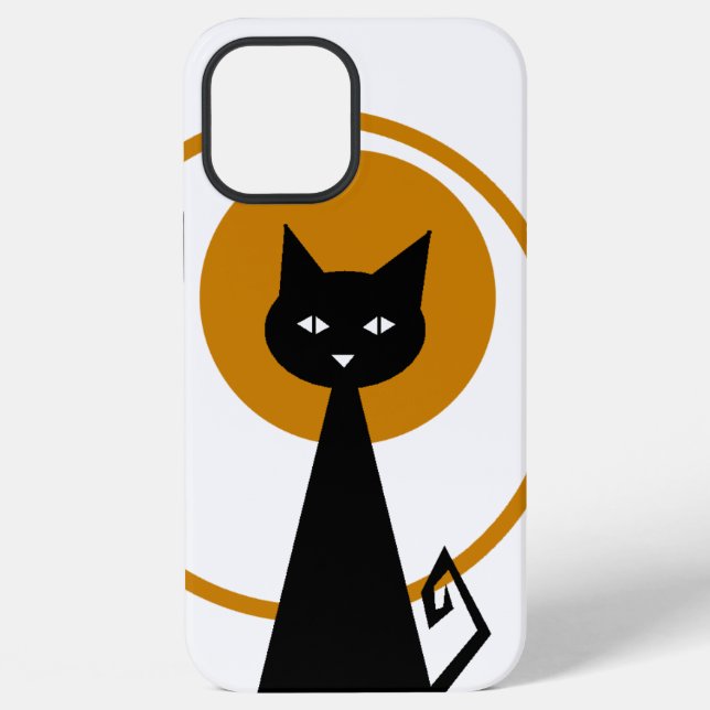 Black Cat iPhone Case (Back)