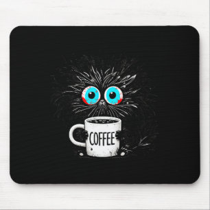 Black Cat Its Fine Im Fine Everything Is Fine Funn Mouse Pad