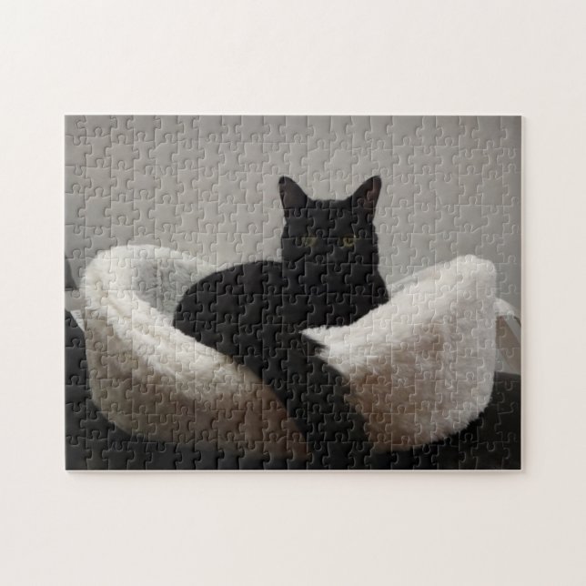 Black Cat Jigsaw Puzzle (Horizontal)