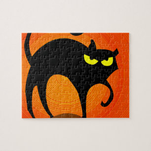 Black Cat Jigsaw Puzzle