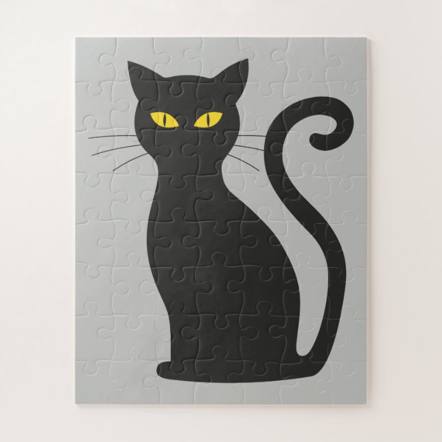 Black Cat Jigsaw Puzzle (Vertical)