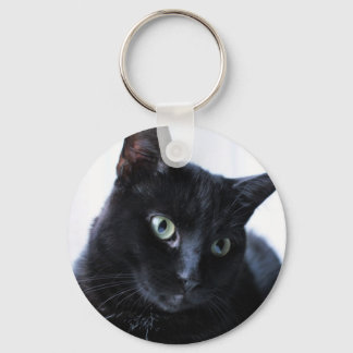 Black Cat Key Ring