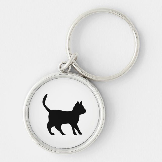 Black Cat Key Ring (Front)