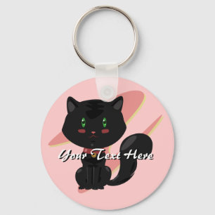 Black Cat Keychain