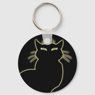 Black Cat Keychain Cat Gifts Pet Cat Keychains