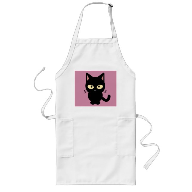 Black cat kitchen aprons (Front)