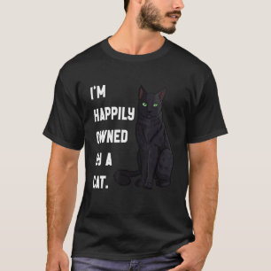 Black Cat Kitten Lover Funny Animal Fur Pet Owner T-Shirt