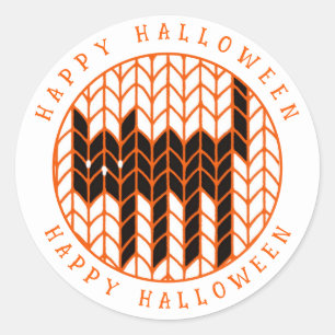 BLACK CAT KNIT Large Round Envelope Seals