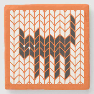 BLACK CAT KNIT Marble Stone Coaster II