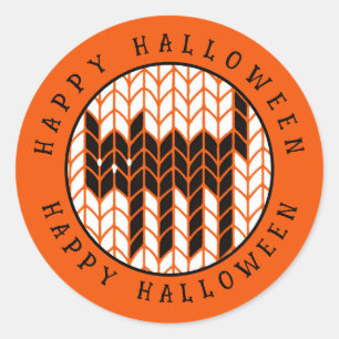 BLACK CAT KNIT Small Round Envelope Seals II