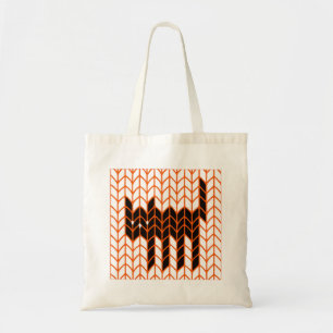 BLACK CAT KNIT Trick-or-Treat Tote Bag
