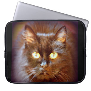 black cat laptop sleeve