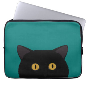 Black Cat Laptop Sleeve