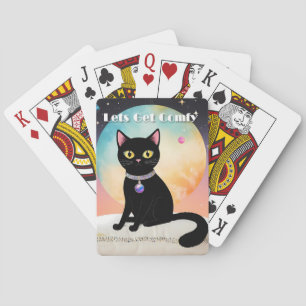 Black Cat - Lets Get Comfy Playing Cards