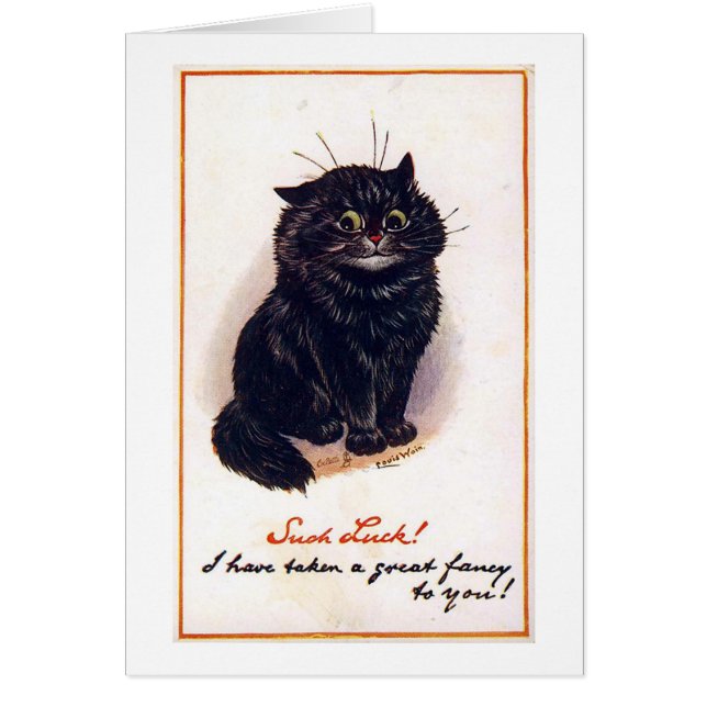 Black cat, Louis Wain (Front)