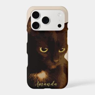 Black Cat love pet boho style Uncommon iPhone Ca