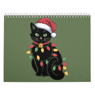 Black Cat Lover Christmas Kitten Gift Cat Mom Xmas Calendar