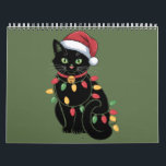 Black Cat Lover Christmas Kitten Gift Cat Mum Xmas Calendar<br><div class="desc">Black Cat Lover Christmas Kitten Gift Cat Mum Xmas</div>