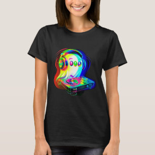 Black Cat Lover Skeleton Hand Boop Funny Halloween T-Shirt