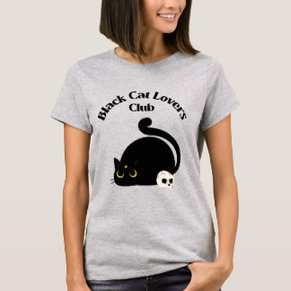 Black Cat Lovers Club T-shirt