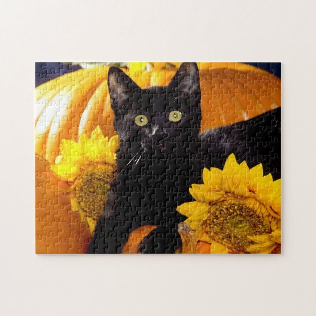 black cat jigsaw puzzle