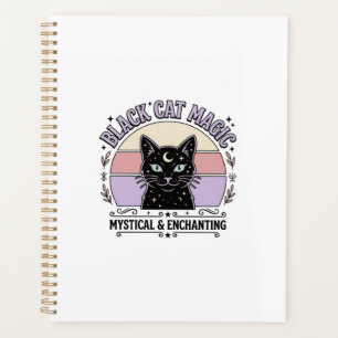 Black Cat Magic Cat Black Cat Vintage Vector Art S Planner