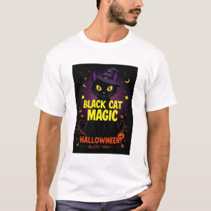 Black Cat Magic – Halloween T-Shirt