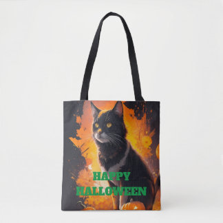 Black Cat Magik Tote Bag
