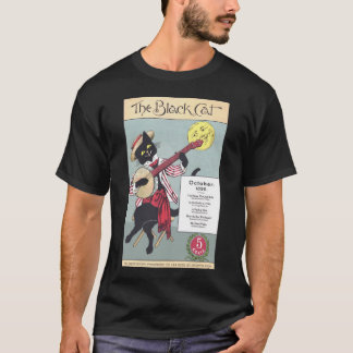 Black Cat Men's dark short sleeve T-Shirt
