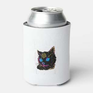 Black Cat Meowgic, Halloween Witch, Witchcraft Pen Can Cooler