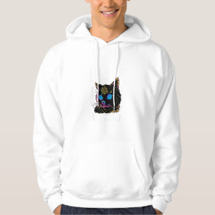 Black Cat Meowgic, Halloween Witch, Witchcraft Pen Hoodie