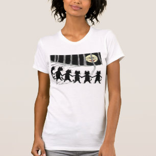 Black Cat Moon T Shirt