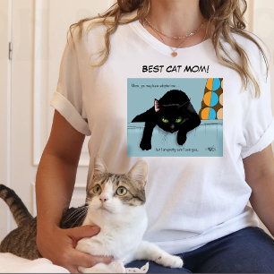 Black Cat Mother's Day T-Shirt