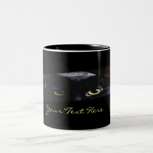 Black Cat Mug (Center)