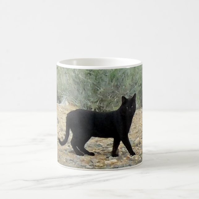 Black Cat Mug (Center)