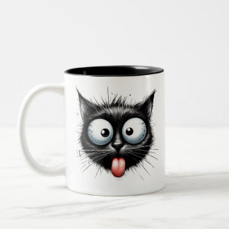 Black cat mug
