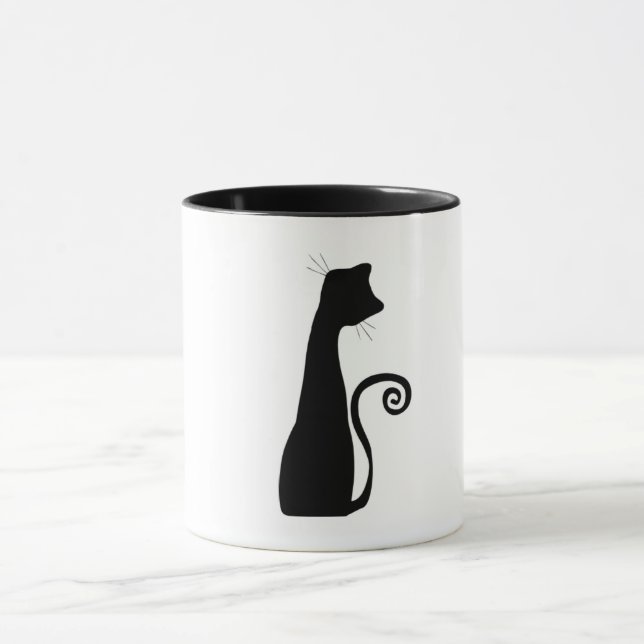 Black cat mug (Center)