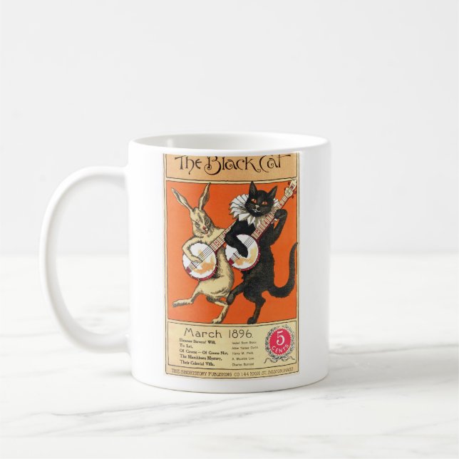 Black Cat No. 2 Mug (Left)