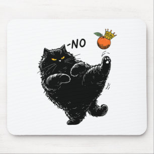 Black Cat No Kings In America We The People Politi Mouse Pad