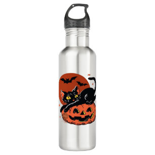 Black Cat, Nostalgic Halloween Classic T-Shirt 710 Ml Water Bottle