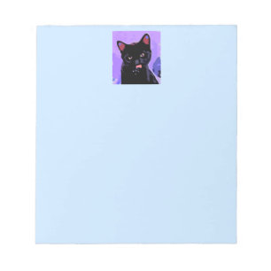 Black Cat Notepad