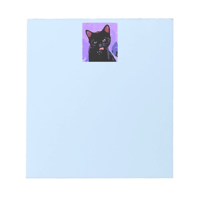Black Cat Notepad (Front)