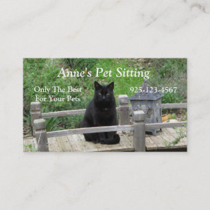 Black Cat on Bridge Business Cards