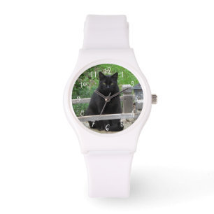 Black Cat on Bridge Numbered Watch